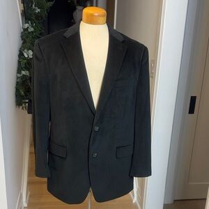 Lauren Ralph Lauren Men’s Black Cord-Velvet Blazer – Size 42R